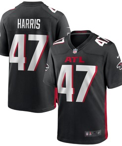 Josh Harris Atlanta Falcons Game Jersey - Black Nfl - Robokeg