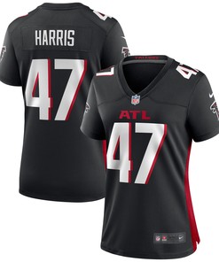 Josh Harris Atlanta Falcons Womens Game Jersey - Black Nfl - Robokeg