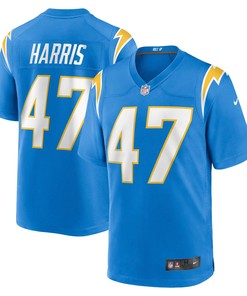 Josh Harris Los Angeles Chargers Game Jersey - Powder Blue Nfl - Robokeg