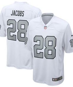 Josh Jacobs Las Vegas Raiders Alternate Game Jersey - White Nfl - Robokeg