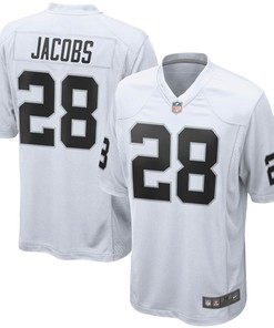 Josh Jacobs Las Vegas Raiders Game Jersey - White Nfl - Robokeg
