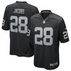 Josh Jacobs Las Vegas Raiders Game Player Jersey Black Nfl - Robokeg