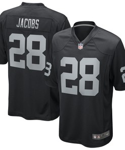 Josh Jacobs Las Vegas Raiders Game Player Jersey Black Nfl - Robokeg