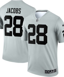 Josh Jacobs Las Vegas Raiders Inverted Legend Jersey - Silver Nfl - Robokeg