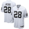 Josh Jacobs Las Vegas Raiders Nike Game Jersey - White - Robokeg