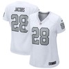Josh Jacobs Las Vegas Raiders Womens Alternate Game Player Jersey - White Nfl - Robokeg