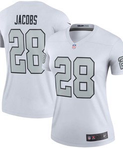 Josh Jacobs Las Vegas Raiders Womens Color Rush Legend Player Jersey - White Nfl - Robokeg