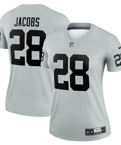 Josh Jacobs Las Vegas Raiders Womens Inverted Legend Jersey - Silver Nfl - Robokeg