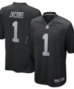 Josh Jacobs Oakland Raiders 2019 Nfl Draft First Round Pick Game Jersey Black 2019 - Robokeg