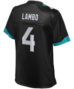Josh Lambo Jacksonville Jaguars Nfl Pro Line Womens Team Player Jersey - Black - Robokeg