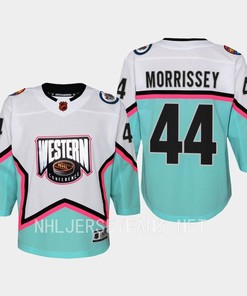 Josh Morrissey 44 Winnipeg Jets 2023 All-Star Game Jersey White Equipment - Robokeg
