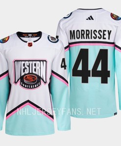 Josh Morrissey 44 Winnipeg Jets 2023 All-Star Game Jersey White Equipment - Robokeg