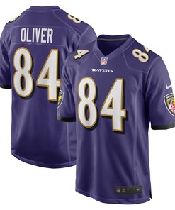 Josh Oliver Baltimore Ravens Game Jersey - Purple Nfl - Robokeg