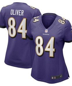 Josh Oliver Baltimore Ravens Womens Game Jersey - Purple Nfl - Robokeg
