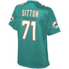 Josh Sitton Miami Dolphins Nfl Pro Line Womens Team Player Jersey - Aqua - Robokeg