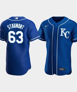 Josh Staumont 63 Kansas City Royals Royal Alternate Jersey - Robokeg