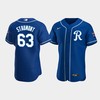 Josh Staumont 63 Kansas City Royals Team Logo Royal Alternate Jersey - Robokeg