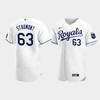 Josh Staumont 63 Kansas City Royals White Home Jersey - Robokeg