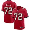 Josh Wells Tampa Bay Buccaneers Game Jersey - Red Nfl - Robokeg