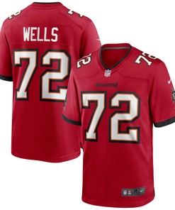 Josh Wells Tampa Bay Buccaneers Game Jersey - Red Nfl - Robokeg
