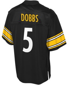 Joshua Dobbs Pittsburgh Steelers Nfl Pro Line Team Color Player Jersey - Black - Robokeg