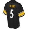 Joshua Dobbs Pittsburgh Steelers Nfl Pro Line Youth Team Color Player Jersey - Black - Robokeg
