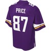 Josiah Price Minnesota Vikings Nfl Pro Line Player Jersey - Purple - Robokeg