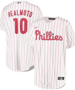 Jt Realmuto Philadelphia Phillies Home Replica Player Jersey White Mlb - Robokeg