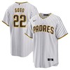 Juan Soto San Diego Padres Home Replica Player Jersey White Mlb - Robokeg