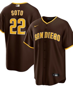 Juan Soto San Diego Padres Road Replica Player Jersey Brown Mlb - Robokeg