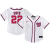 Juan Soto Washington Nationals Toddler Alternate Replica Player Jersey - White Mlb - Robokeg