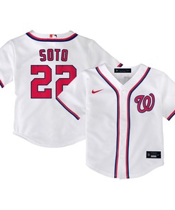 Juan Soto Washington Nationals Toddler Alternate Replica Player Jersey - White Mlb - Robokeg