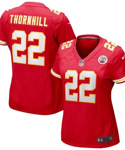 Juan Thornhill Kansas City Chiefs Womens Game Jersey - Red Nfl - Robokeg