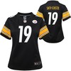 Juju Smith-schuster Pittsburgh Steelers Nike Girls Youth Game Jersey - Black - Robokeg