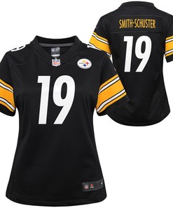 Juju Smith-schuster Pittsburgh Steelers Nike Girls Youth Game Jersey - Black - Robokeg