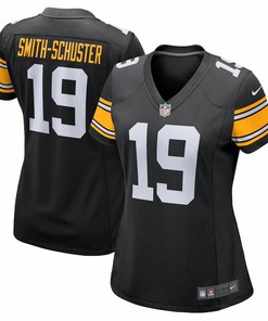 Juju Smith-schuster Pittsburgh Steelers Nike Womens Alternate Game Jersey - Black - Robokeg
