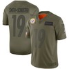 Juju Smith-schuster Pittsburgh Steelers Nike Youth 2019 Salute To Service Game Jersey - Olive - Robokeg