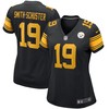Juju Smith-schuster Pittsburgh Steelers Womens Alternate Game Player Jersey - Black Nfl - Robokeg
