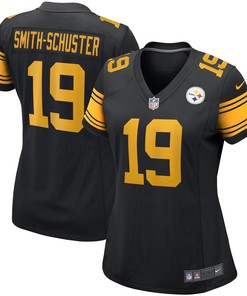 Juju Smith-schuster Pittsburgh Steelers Womens Alternate Game Player Jersey - Black Nfl - Robokeg