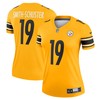 Juju Smith-schuster Pittsburgh Steelers Womens Inverted Legend Jersey - Gold Nfl - Robokeg
