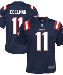 Julian Edelman New England Patriots Game Jersey Navy Nfl - Robokeg