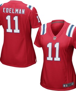 Julian Edelman New England Patriots Nike Womens Game Jersey - Red - Robokeg