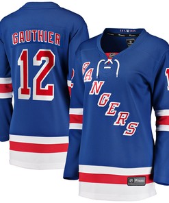 Julien Gauthier New York Rangers Fanatics Branded Womens 2017/18 Home Breakaway Jersey - Blue Nhl - Robokeg