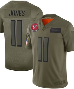 Julio Jones Atlanta Falcons Nike Youth 2019 Salute To Service Game Jersey - Olive - Robokeg