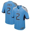 Julio Jones Tennessee Titans Game Jersey Light Blue Nfl - Robokeg