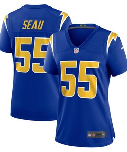 Junior Seau Los Angeles Chargers Womens Retired Game Jersey - Royal Nfl - Robokeg