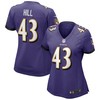 Justice Hill Baltimore Ravens Womens Game Jersey - Purple Nfl - Robokeg