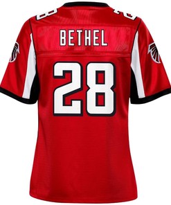 Justin Bethel Atlanta Falcons Nfl Pro Line Womens Player Jersey - Red - Robokeg