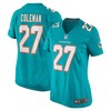 Justin Coleman Miami Dolphins Womens Game Jersey - Aqua Nfl - Robokeg