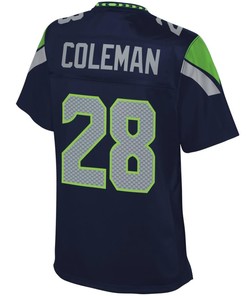 Justin Coleman Seattle Seahawks Nfl Pro Line Womens Home Player Jersey - College Navy - Robokeg
